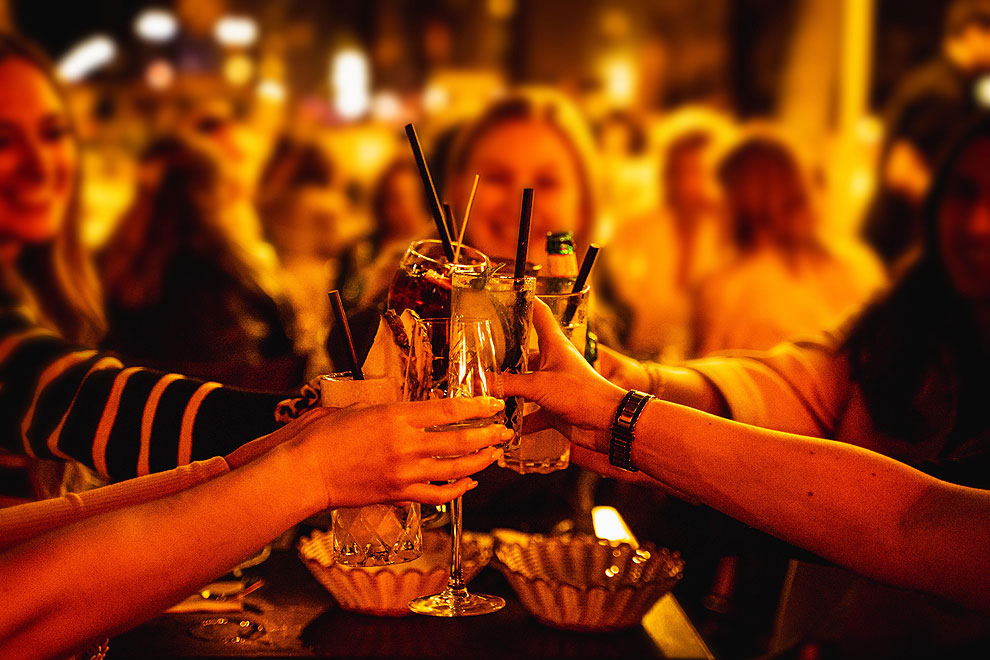 Ein Abend auf unserer Terrasse